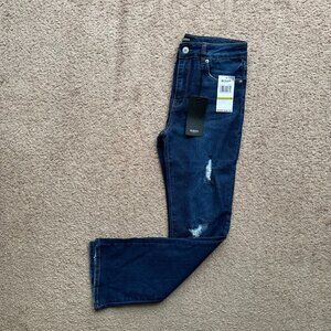 Hudson Jeans Girls 14 (27x28) High Rise Flare NWT Blue Dark Wash Denim